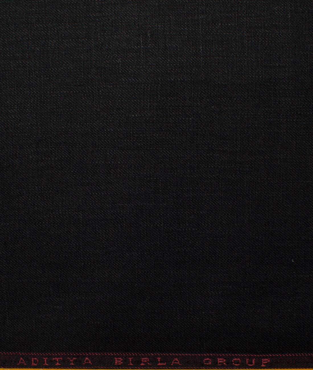 Linen Club Men's Linen Solids Unstitched Suiting Fabric (Black)