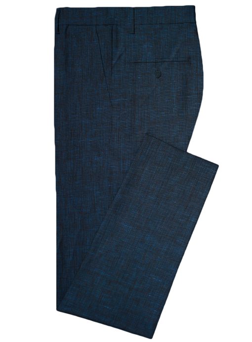 Linen Club Men's Linen Structured Unstitched Suiting Fabric (Dark Royal ...