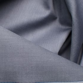 Arvind Tresca Men's Giza Cotton Solids 2.25 Meter Unstitched Shirting Fabric (Grey)