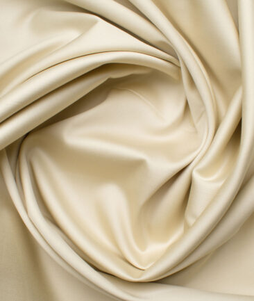 Arvind Men's Premium Cotton Solids 2.25 Meter Unstitched Shirting Fabric (Beige)