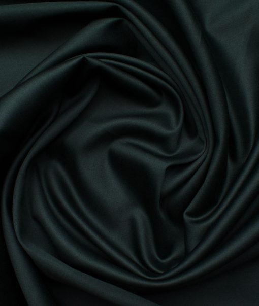 Arvind Men's Premium Cotton Solids 2.25 Meter Unstitched Shirting Fabric (Dark Sea Green)