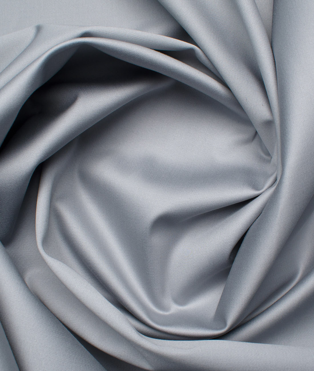 Burgoyne Men's Cotton Solids 1.50 Meter Unstitched Stretchable Cotton Trouser Fabric (Light Cloud Grey)