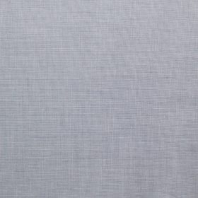 Cadini Men's Luxury Cotton Self Design 2.25 Meter Unstitched Shirting Fabric (Light Grey)