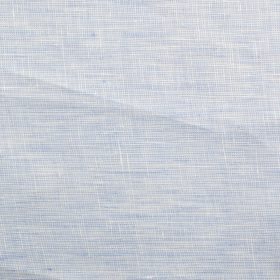 Raymond Men's Linen Structured 3.75 Meter Unstitched Suiting Fabric (Sky Blue)
