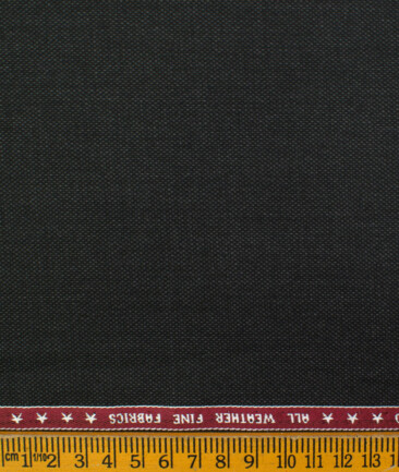 Raymond Men's Polyester Viscose Structured  Unstitched Suiting Fabric (Dark Grey)
