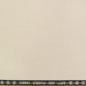 Raymond Men's Polyester Viscose Structured  Unstitched Suiting Fabric (Beige)