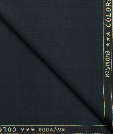 Raymond Men's Polyester Viscose Checks  Unstitched Suiting Fabric (Greenish Grey)