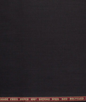 Raymond Exotic Men's Wool Structured Super 100's 3 Meter Unstitched Suiting Fabric (Dark Wine)