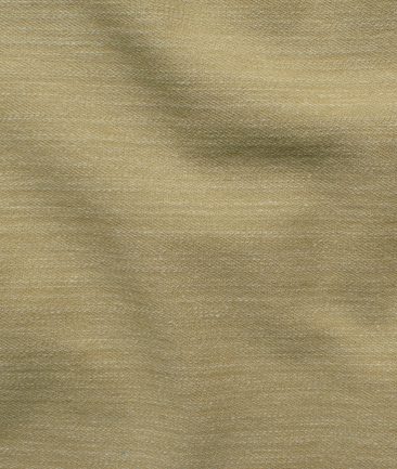 Arvind Men's Cotton Solids 1.50 Meter Unstitched Stretchable Jeans Fabric (Citra Beige)