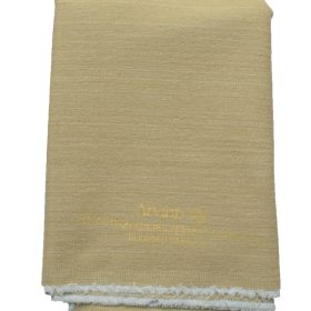 Arvind Men's Cotton Solids 1.50 Meter Unstitched Stretchable Jeans Fabric (Citra Beige)