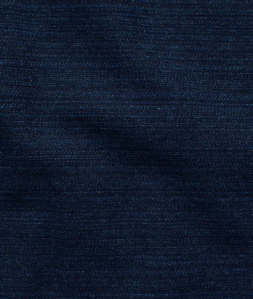 Arvind Men's Cotton Solids 1.50 Meter Unstitched Stretchable Jeans Fabric (Dark Sapphire Blue)