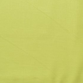 Arvind Men's Irish Linen Cotton Solids 2.25 Meter Unstitched Shirting Fabric (Lemon Yellow)