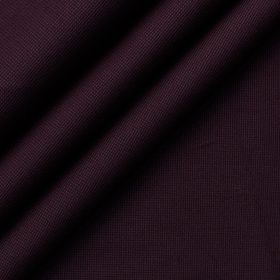 Arvind Men's Cotton Structured 1.50 Meter Unstitched Stretchable Trouser Fabric (Dark Wine)