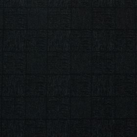 B-Posh Men's Terry Rayon Self Design 2.25 Meter Unstitched Jacketing & Blazer Fabric (Black)