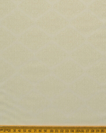 Don & Julio Men's Terry Rayon Self Design  Unstitched Ethnic Fabric (Beige) - Image 5