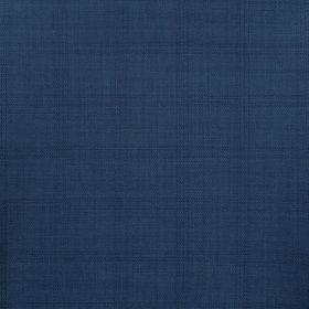 J.Hampstead Men's 60% Wool Checks Super 130's1.30 Meter Unstitched Trouser Fabric (Aegean Blue)