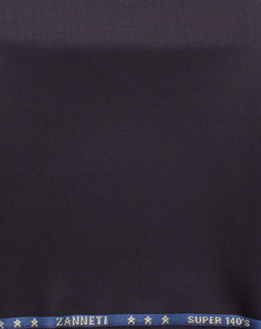 J.Hampstead Men's 60% Wool Solids Super 140's1.30 Meter Unstitched Trouser Fabric (Dark Wine)