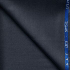 J.Hampstead Men's 60% Wool Solids Super 120's1.30 Meter Unstitched Trouser Fabric (Dark Purple)