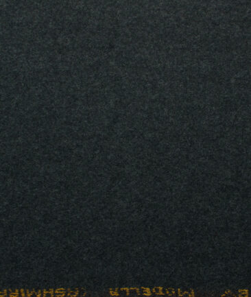 Modella Men's Acrylic Solids 2.25 Meter Unstitched Faux Tweed Jacketing & Blazer Fabric (Dark Worsted Grey)