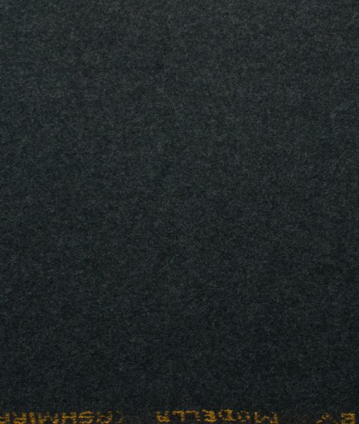 Modella Men's Acrylic Solids 2.25 Meter Unstitched Faux Tweed Jacketing & Blazer Fabric (Dark Worsted Grey)