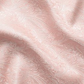 Nemesis Men's Terry Rayon Self Design 2.25 Meter Unstitched Ethnic Fabric (Pink)