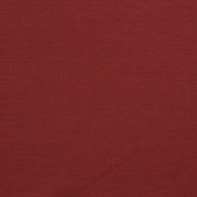 Raymond Men's Premium Cotton Solids 2.25 Meter Unstitched Shirting Fabric (Garnet Red)