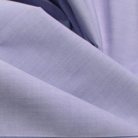 Raymond Men's Premium Cotton Solids 2.25 Meter Unstitched Shirting Fabric (Heather Purple)