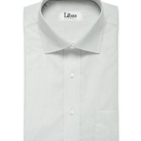 Raymond Men's 80 LEA Pure Linen Solids 3.50 Meter Unstitched Shirting Fabric (White)