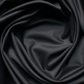 Soktas Men's 120/2 Giza Cotton Stuctured 2.25 Meter Unstitched Shirting Fabric (Dark Grey)