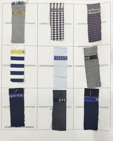 Fabric Sample Swatches