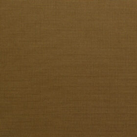 J.Hampstead Men's Polyester Viscose Structured 3.75 Meter Unstitched Suiting Fabric (Peanut Brown)
