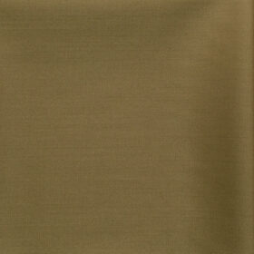 J.Hampstead Men's 45% Wool Solids Super 100's1.30 Meter Unstitched Trouser Fabric (Peanut Brown)