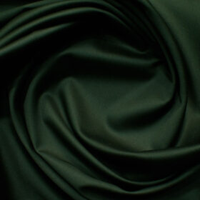 Burgoyne Men's Giza Cotton Solids 2.25 Meter Unstitched Shirting Fabric (Dark Pine Green)