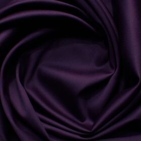 Donear Men's 100% Cotton Solids 2.25 Meter Unstitched Shirting Fabric (Dark Purple)