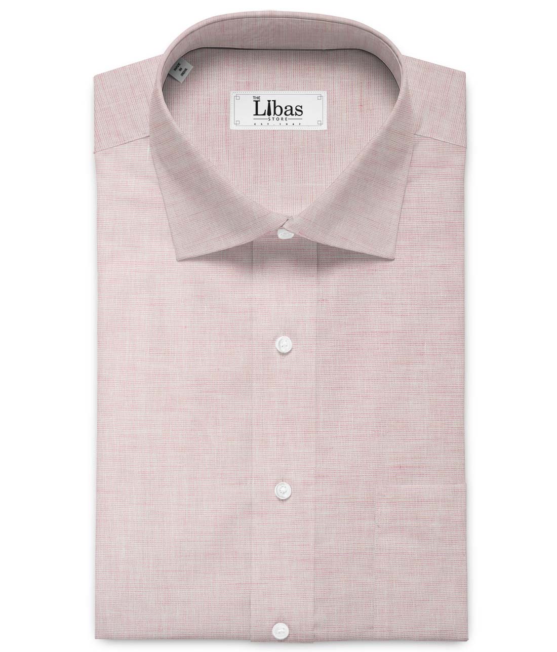 Cavallo by Linen Club Men's Cotton Linen Structured Unstitched Shirting ...