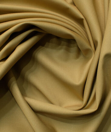 Ferrino Mizzoni Men's Terry Rayon Solids 3.75 Meter Unstitched Suiting Fabric (Granola Beige)