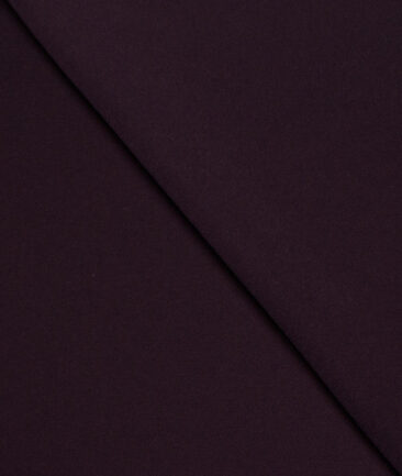 Italian Channel Men's Terry Rayon Solids  Unstitched Flowy Japanese 4 Way Stretchable Lachka Armani Suiting Fabric (Dark Purple) - Image 3