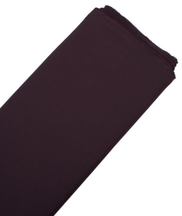 Italian Channel Men's Terry Rayon Solids  Unstitched Flowy Japanese 4 Way Stretchable Lachka Armani Suiting Fabric (Dark Purple) - Image 5