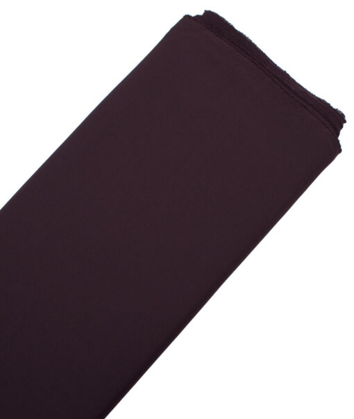Italian Channel Men's Terry Rayon Solids  Unstitched Flowy Japanese 4 Way Stretchable Lachka Armani Suiting Fabric (Dark Purple) - Image 5