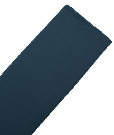 Italian Channel Men's Terry Rayon Solids  Unstitched Flowy Japanese 4 Way Stretchable Lachka Armani Suiting Fabric (Peacock Blue)) - Image 5