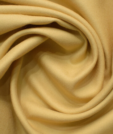 Ocm Men's Acrylic Wool Solids 2.25 Meter Unstitched Shirting Fabric (Sand Beige)