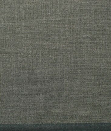 Raymond Men's Cotton Blend Wrinkle Free Structured 2.25 Meter Unstitched Shirting Fabric (Grey)