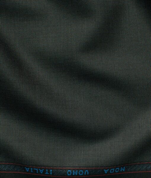 Rosseti Romano Men's Terry Rayon Structured 3.75 Meter Unstitched Suiting Fabric (Dark Grey)