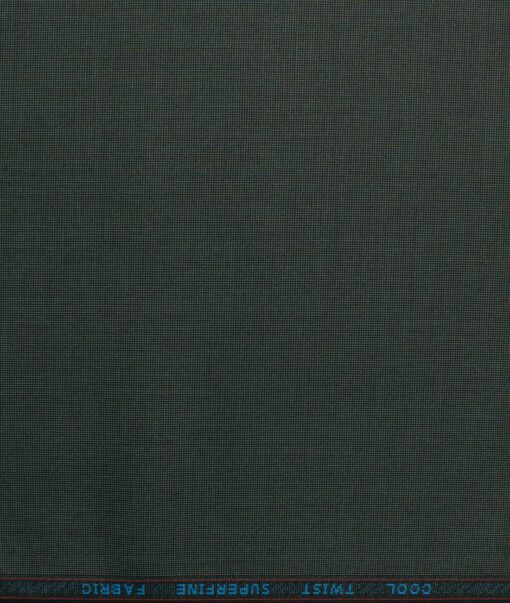 Rosseti Romano Men's Terry Rayon Structured 3.75 Meter Unstitched Suiting Fabric (Dark Grey)