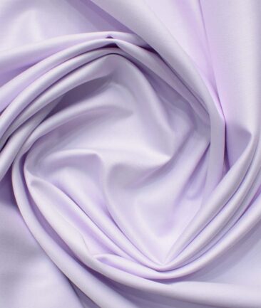 Siyaram's Men's Bamboo Solids 2.25 Meter Unstitched Shirting Fabric (Light Purple)