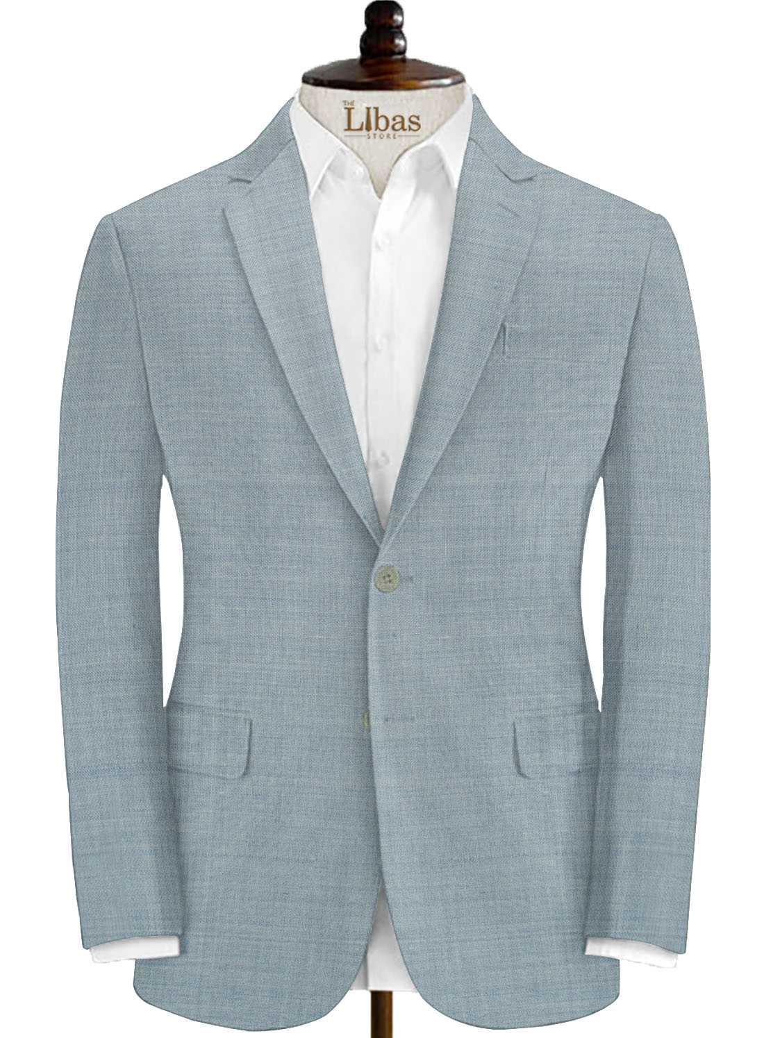 Buy OCM Men's Merino Wool Unstitched 3 m Self Design Safari Suit Fabric  (Light Blue; Free Size) at Amazon.in