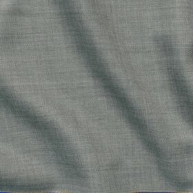 Raymond Men's 25% Wool Super 90's Self Design 3.75 Meter Unstitched Suiting Fabric (Light Worsted Grey)