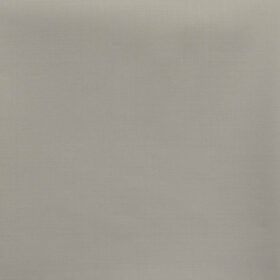 J.Hampstead Men's 60% Wool Super 140's Solids 1.30 Meter Unstitched Trouser Fabric (Light Grey)