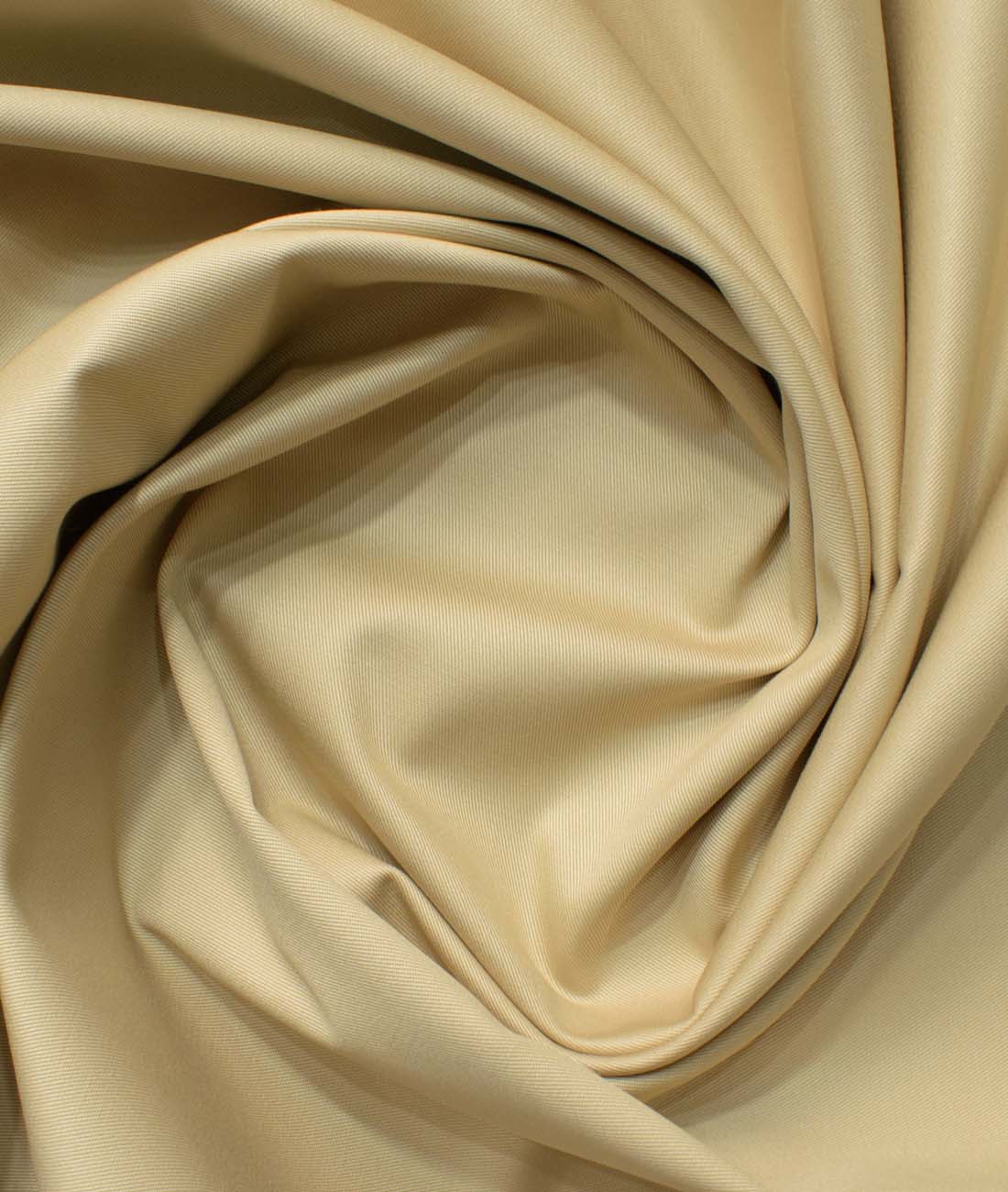 Burgoyne Men's Cotton Solids Stretchable Unstitched Trouser Fabric  (Sandcastle Beige)