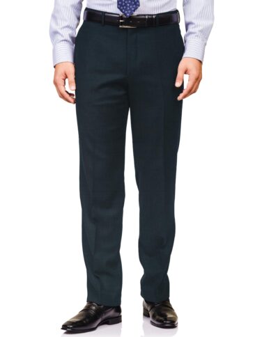 J.Hampstead Men's Wool Solids Super 100's  Unstitched Suiting Fabric (Dark Blue) - Image 5